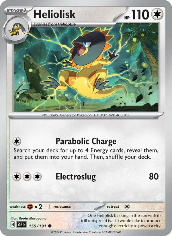Heliolisk — Surging Sparks card #155