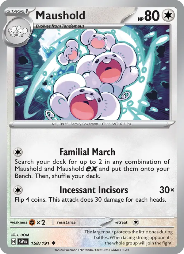 Maushold — Surging Sparks card #158