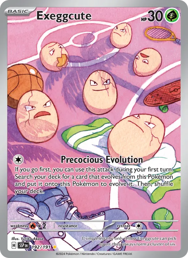 Exeggcute — Surging Sparks card #192
