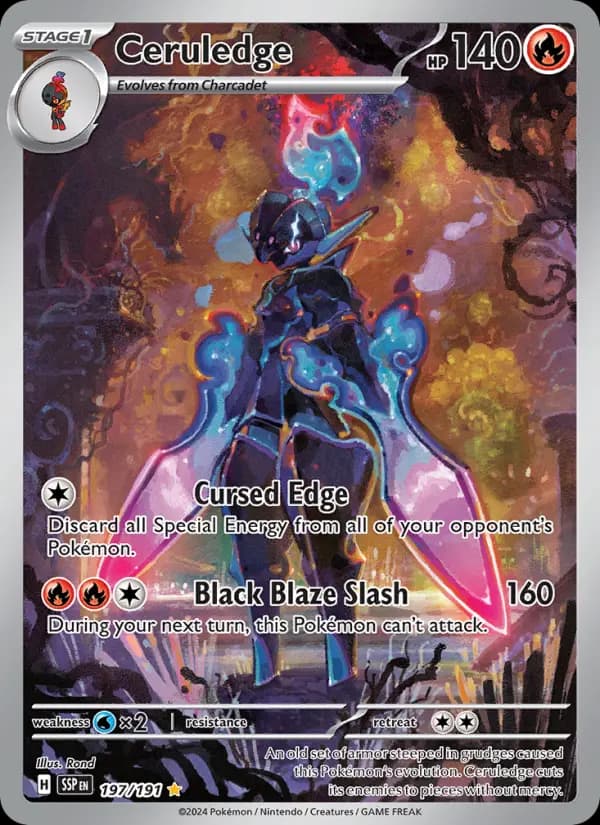 Ceruledge — Surging Sparks card #197