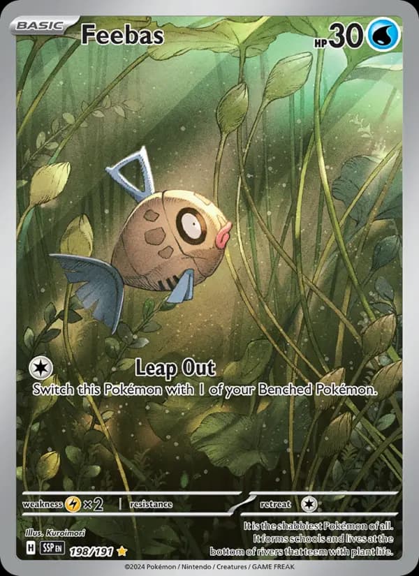 Feebas — Surging Sparks card #198