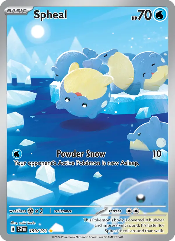 Spheal — Surging Sparks card #199