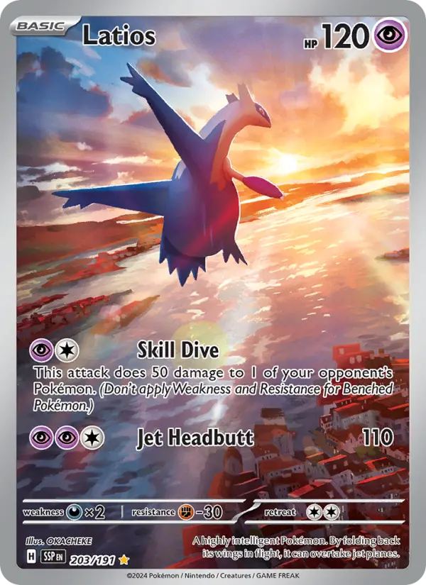 Latios — Surging Sparks card #203