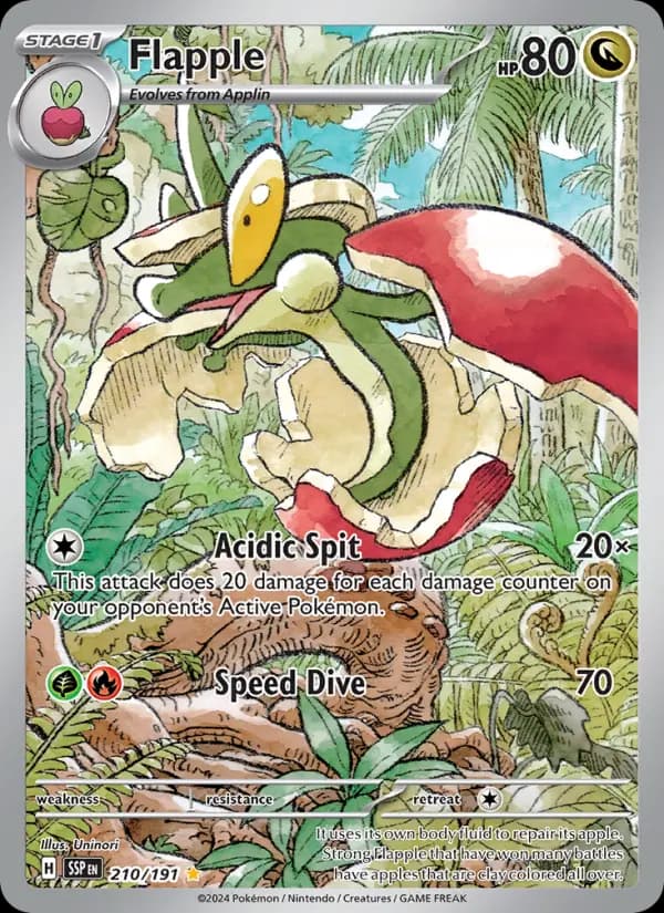 Flapple — Surging Sparks card #210