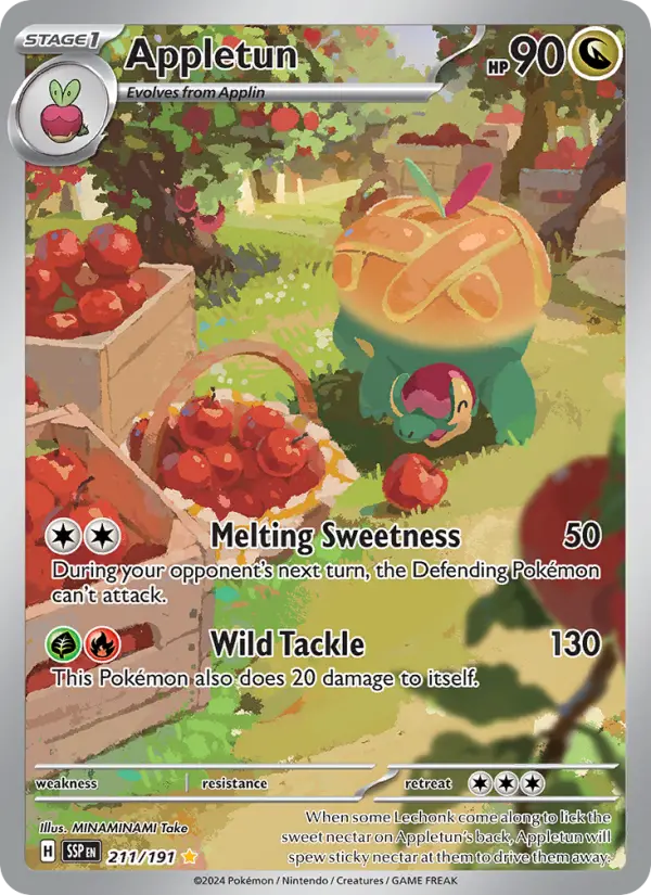Appletun — Surging Sparks card #211