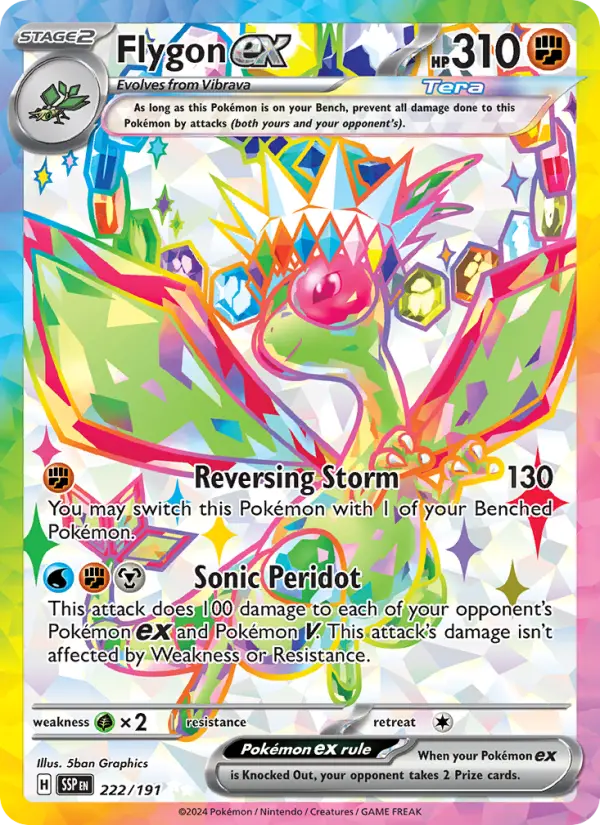 Flygon ex — Surging Sparks card #222
