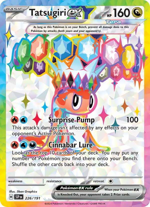 Tatsugiri ex — Surging Sparks card #226