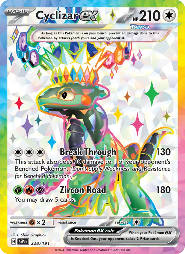 Cyclizar ex — Surging Sparks card #228