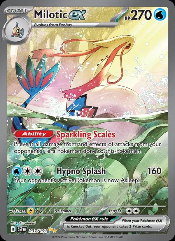 Milotic ex — Surging Sparks card #237
