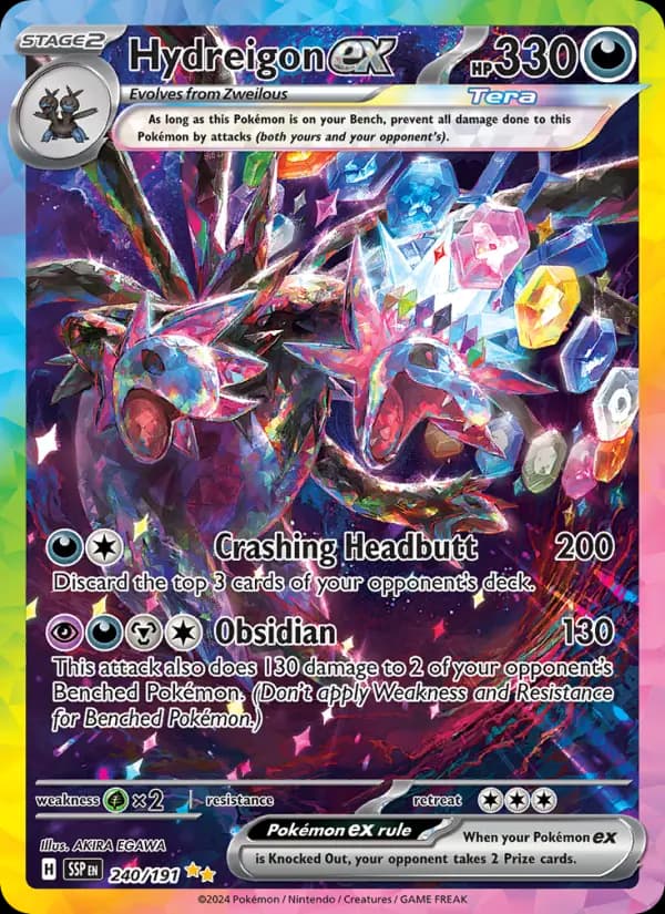 Hydreigon ex — Surging Sparks card #240