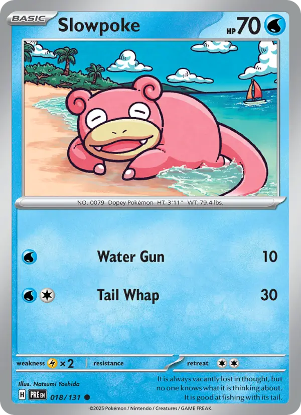 Slowpoke — Prismatic Evolutions card #018