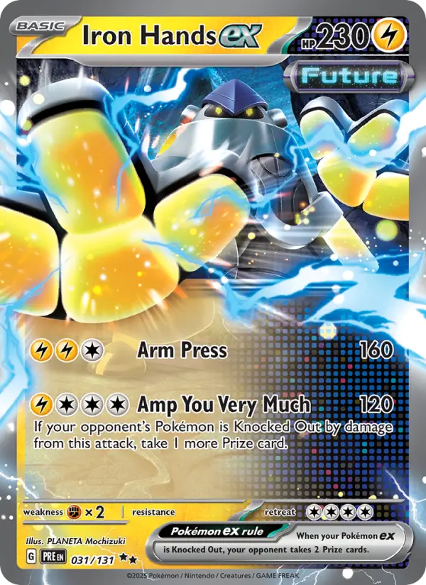 Iron Hands ex — Prismatic Evolutions card #031