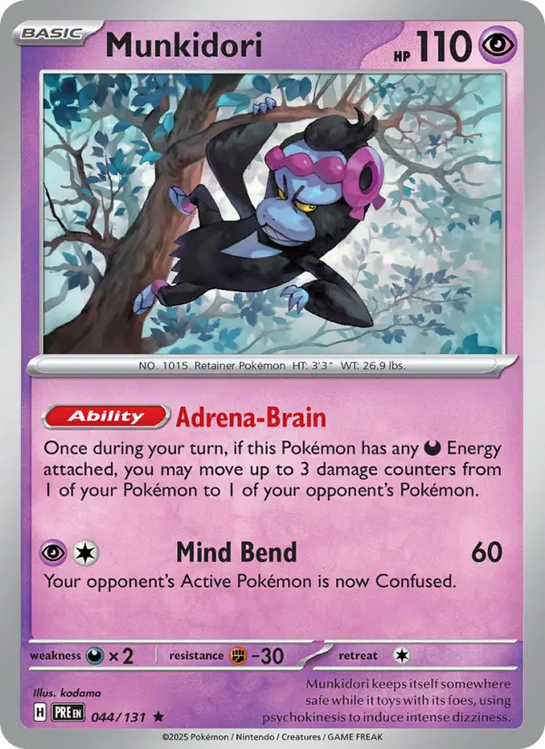 Munkidori — Prismatic Evolutions card #044