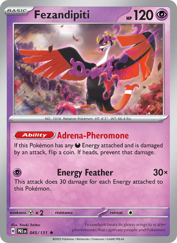 Fezandipiti — Prismatic Evolutions card #045