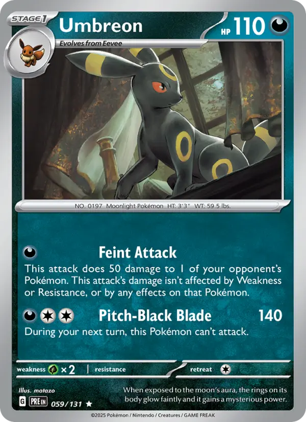 Umbreon — Prismatic Evolutions card #059