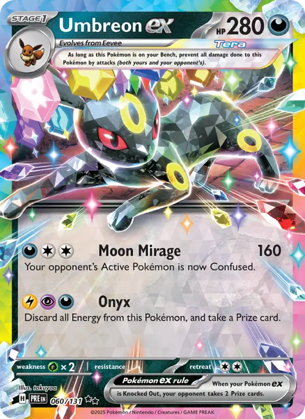 Umbreon ex — Prismatic Evolutions card #060