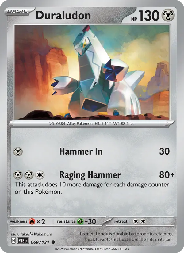 Duraludon — Prismatic Evolutions card #069