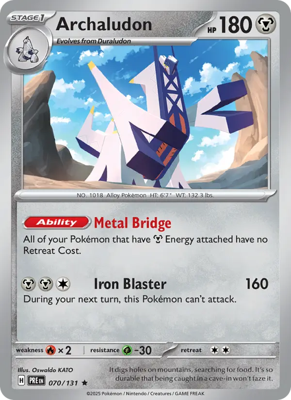 Archaludon — Prismatic Evolutions card #070