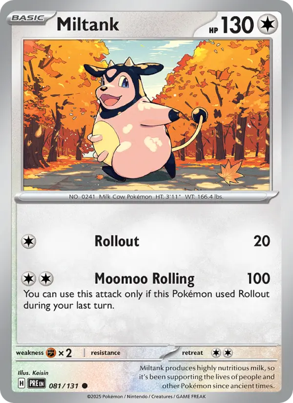 Miltank — Prismatic Evolutions card #081
