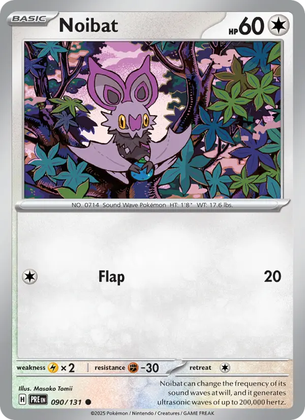 Noibat — Prismatic Evolutions card #090