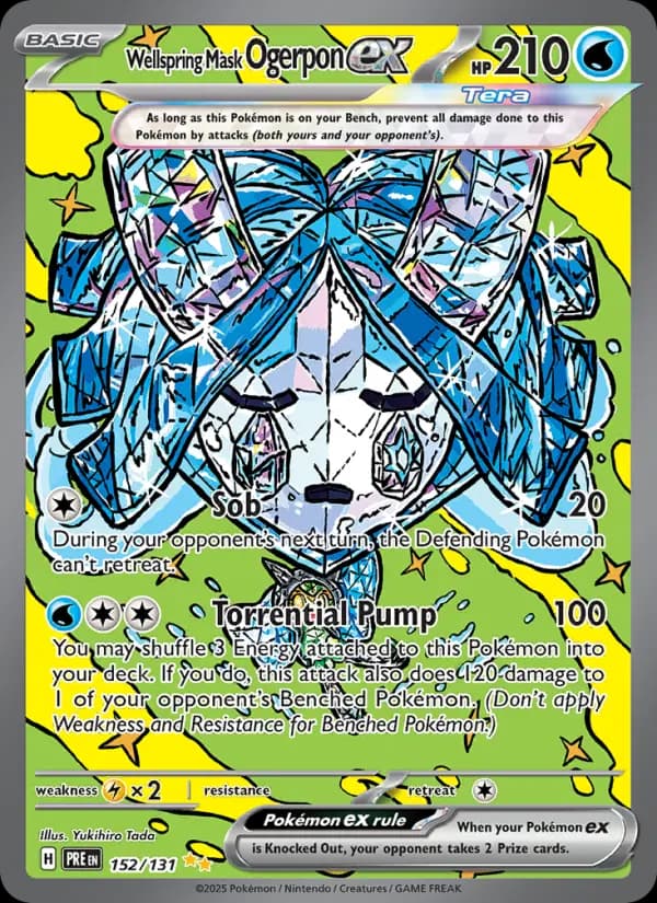 Wellspring Mask Ogerpon ex — Prismatic Evolutions card #152