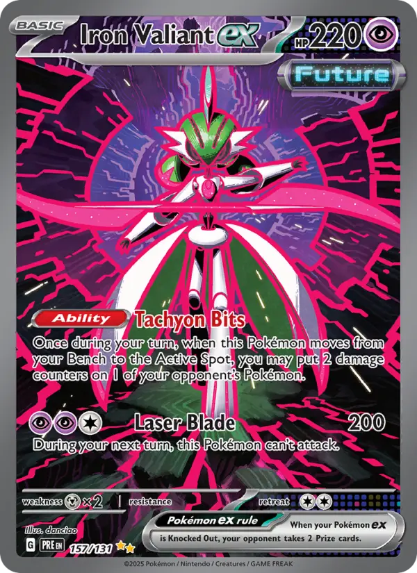 Iron Valiant ex — Prismatic Evolutions card #157