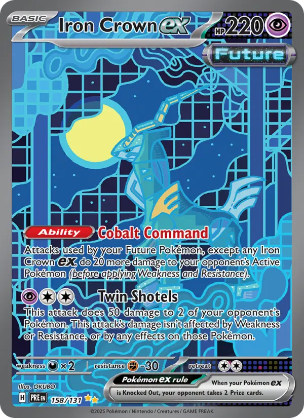 Iron Crown ex — Prismatic Evolutions card #158