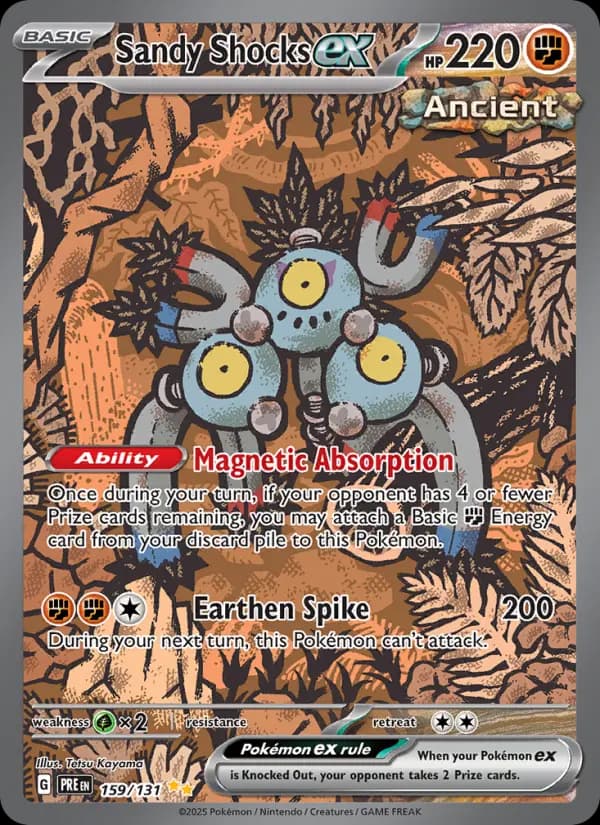 Sandy Shocks ex — Prismatic Evolutions card #159