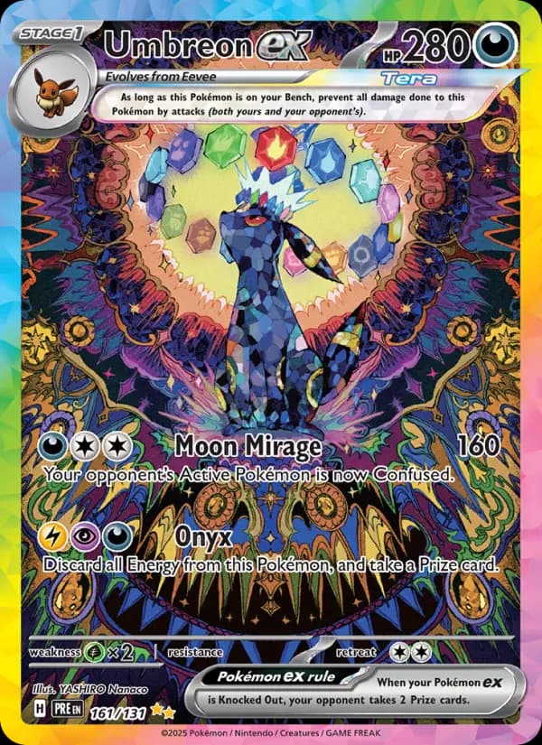Umbreon ex — Prismatic Evolutions card