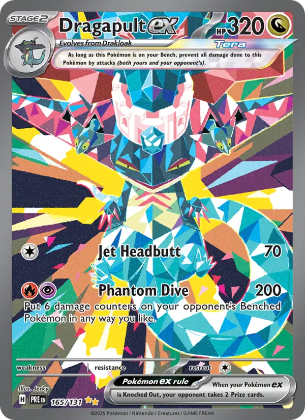 Dragapult ex — Prismatic Evolutions card #165