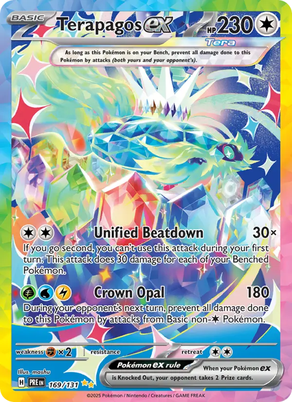 Terapagos ex — Prismatic Evolutions card #169