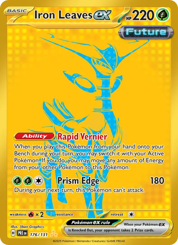 Iron Leaves ex — Prismatic Evolutions card #176