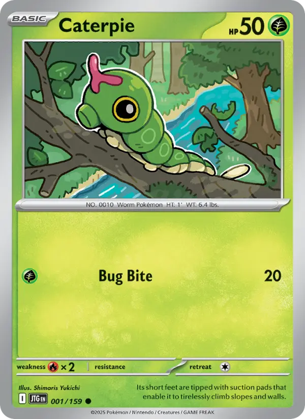Caterpie — Journey Together card #001