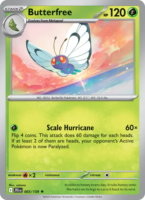 Butterfree — Journey Together card #003