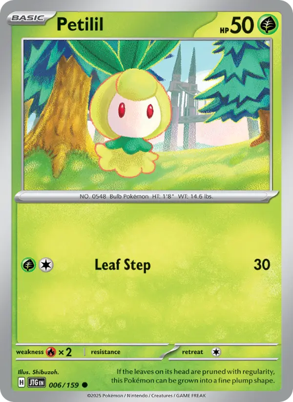 Petilil — Journey Together card #006