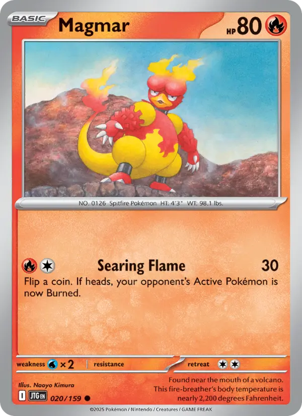 Magmar — Journey Together card #020
