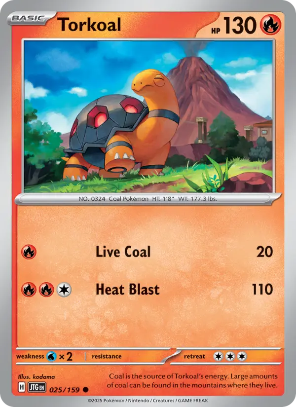 Torkoal — Journey Together card #025