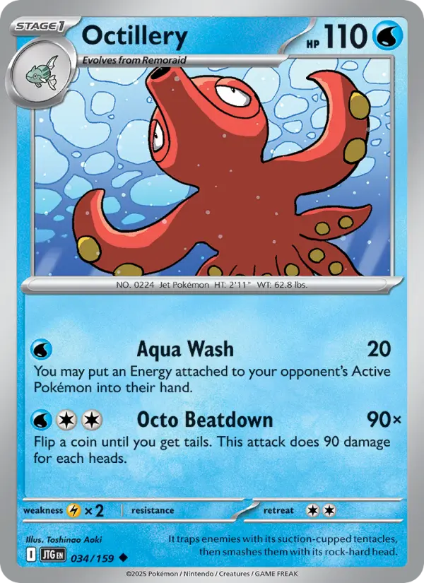 Octillery — Journey Together card #034