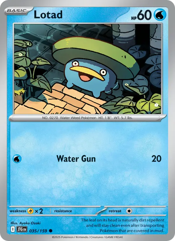 Lotad — Journey Together card #035