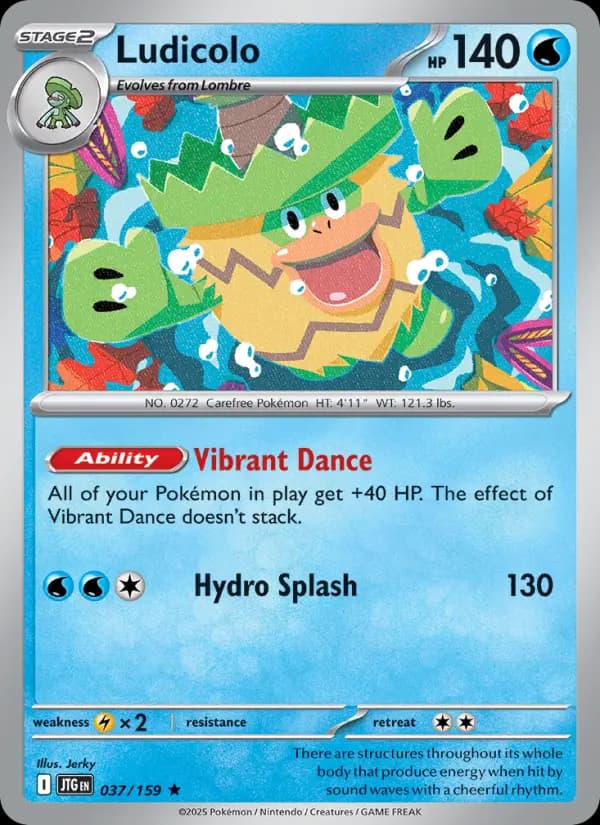 Ludicolo — Journey Together card #037