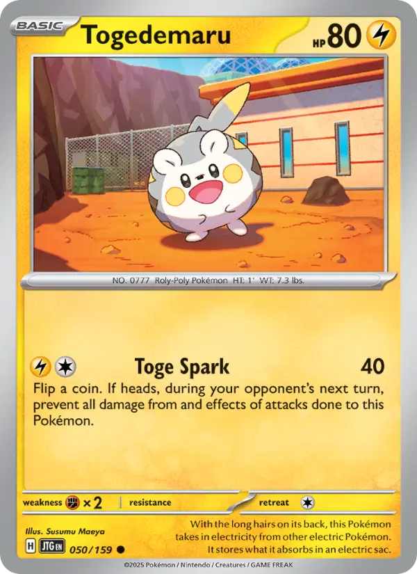 Togedemaru — Journey Together card #050