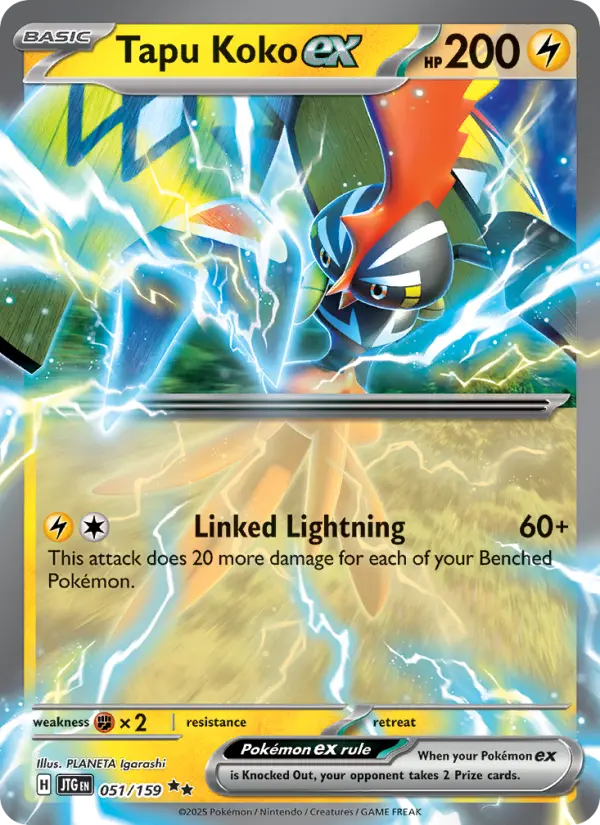 Tapu Koko ex — Journey Together card #051