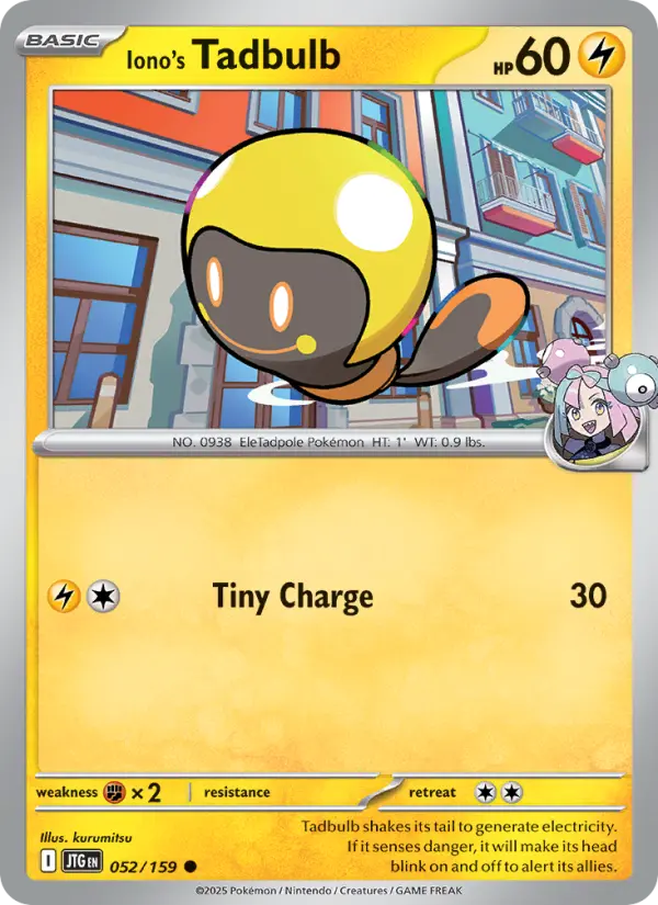 Iono's Tadbulb — Journey Together card #052