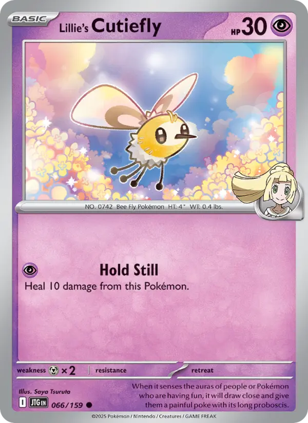 Lillie's Cutiefly — Journey Together card #066