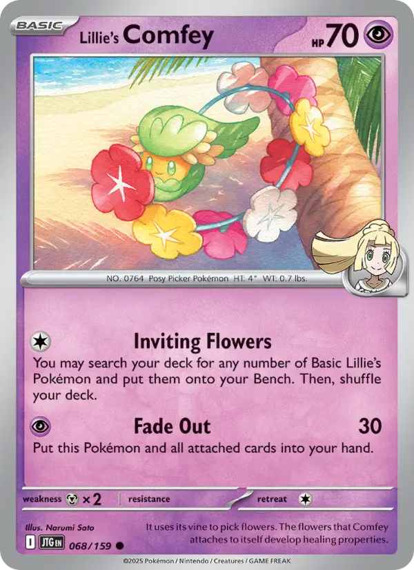 Lillie's Comfey — Journey Together card #068
