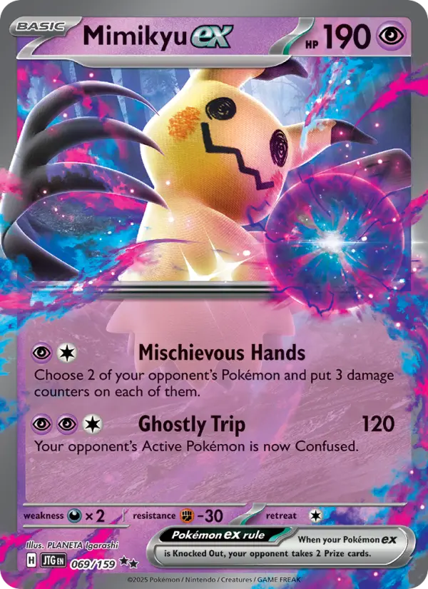 Mimikyu ex — Journey Together card #069