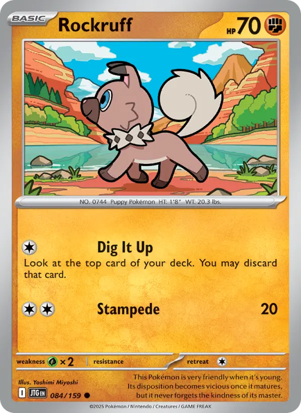 Rockruff — Journey Together card #084