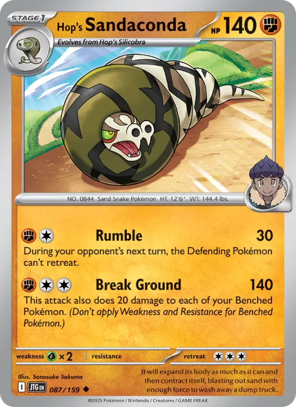Hop's Sandaconda — Journey Together card #087