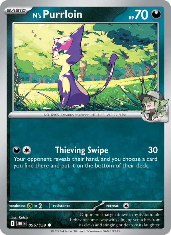 N's Purrloin — Journey Together card #096