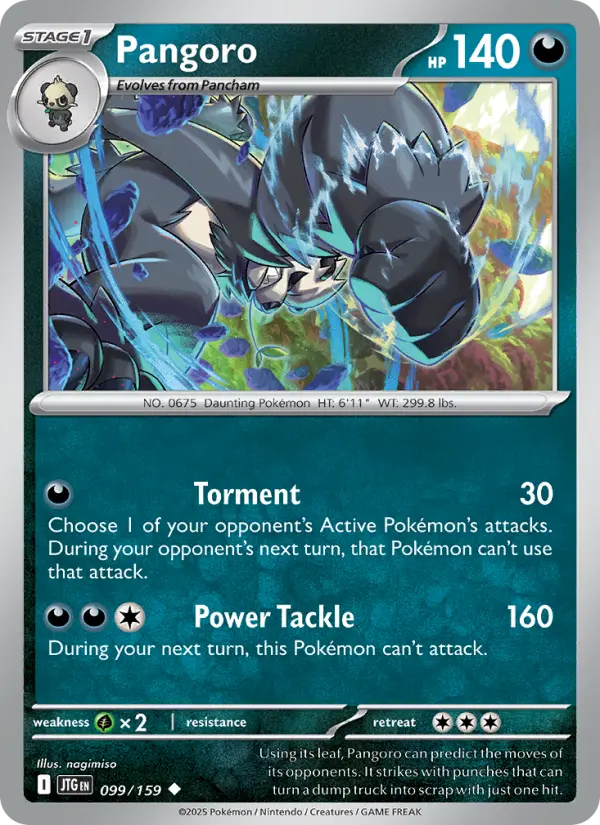 Pangoro — Journey Together card #099